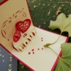 Love Handmade 3D Pop up card